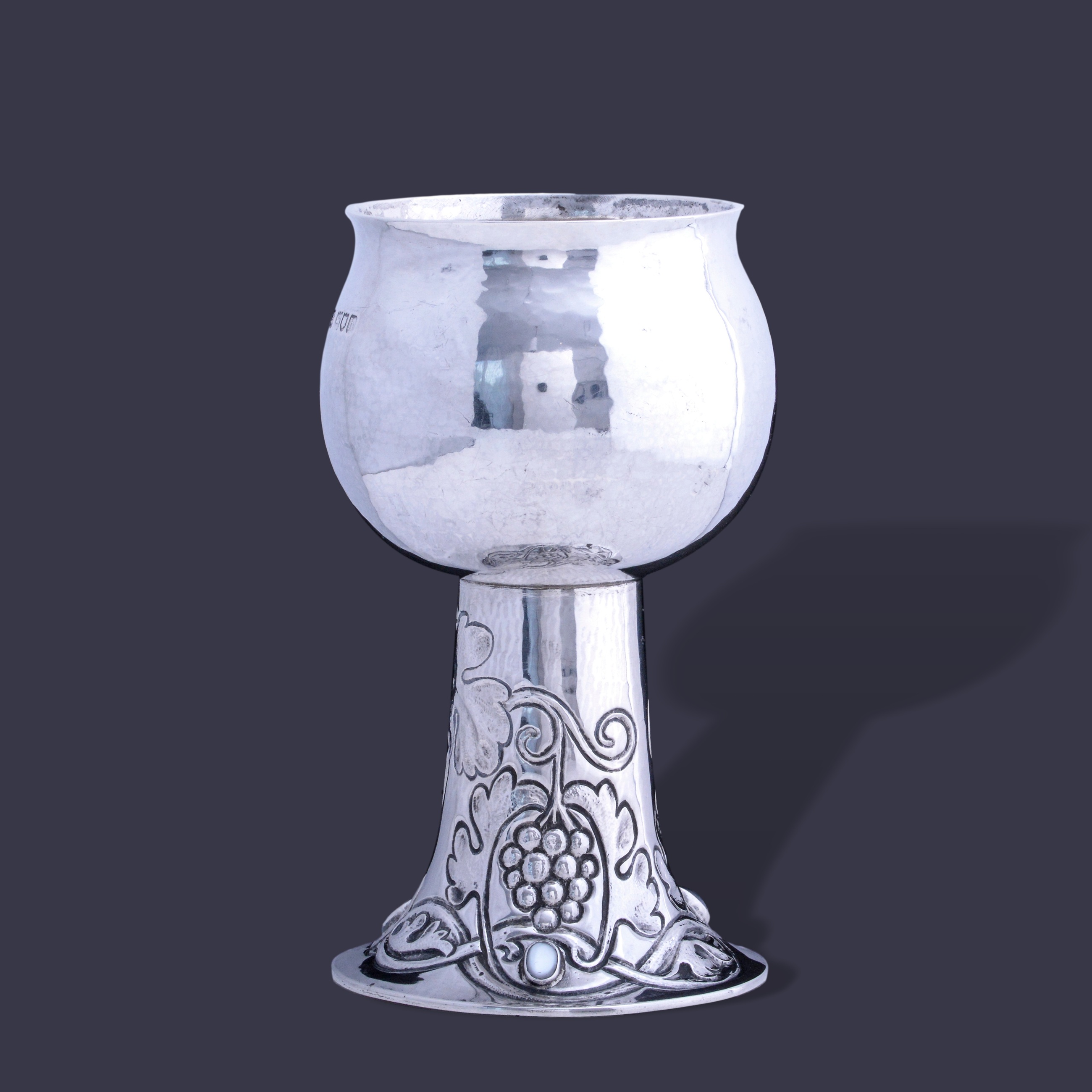 John Williams arts crafts silver goblet