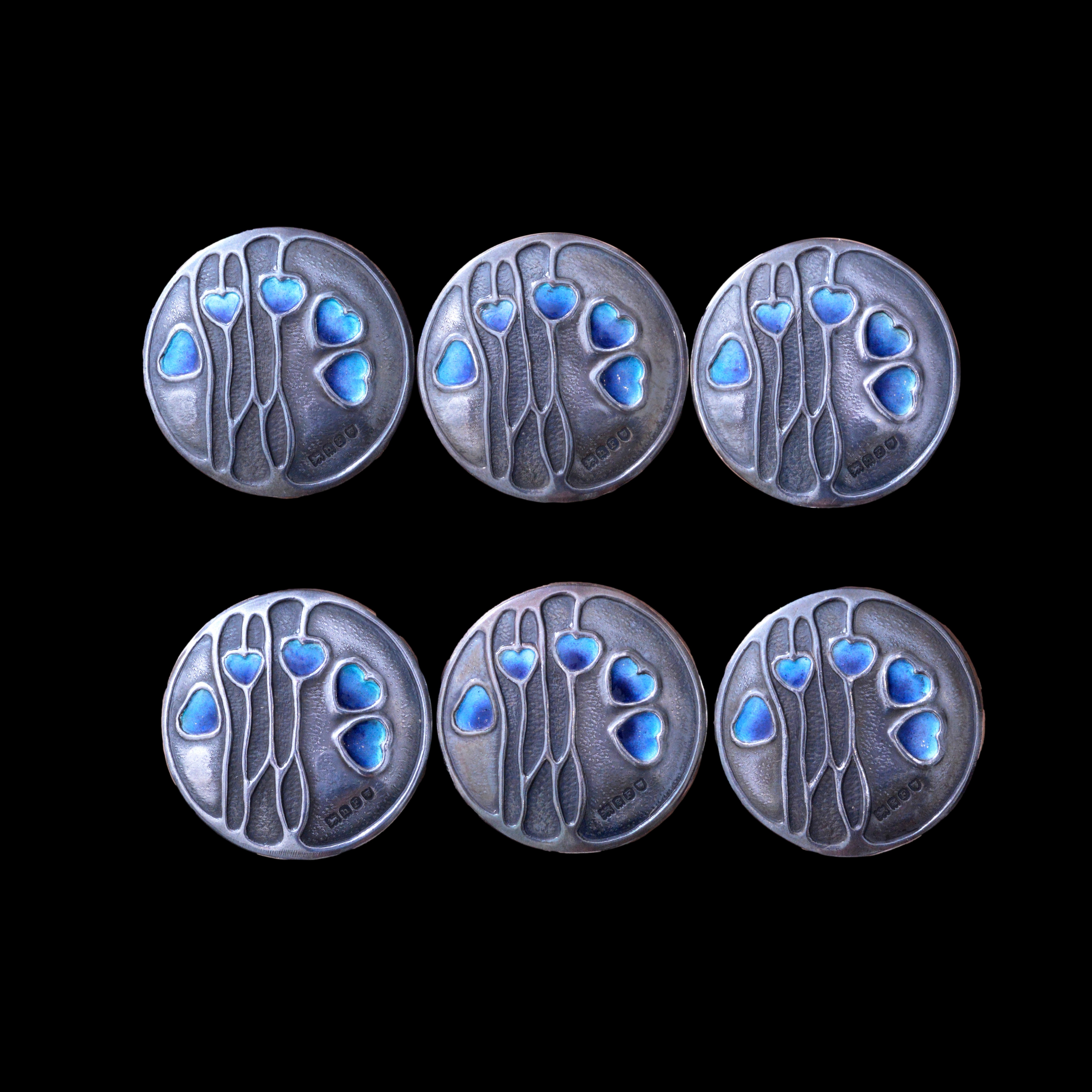 Theodor Fahrner Max Gradl buttons