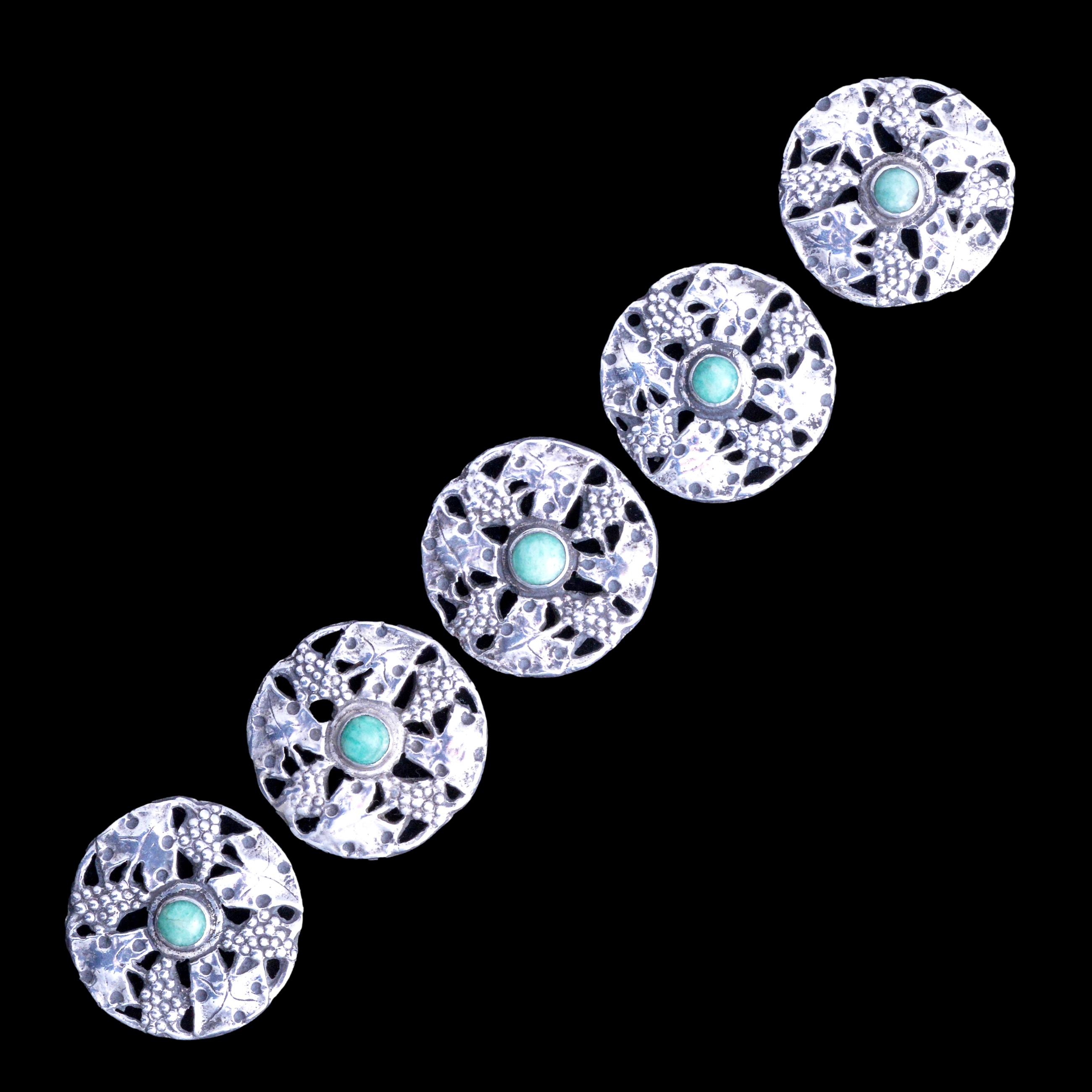 Guild of Handicraft silver buttons